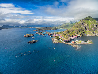 Image showing Mortsund on Lofoten