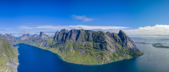 Image showing Reinefjorden on Lofoten