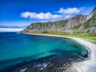 Image showing Beach on Lofoten