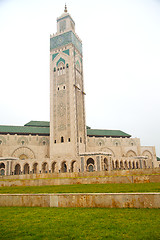 Image showing  muslim in  mosque the history  symbol   morocco   