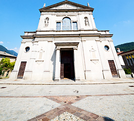 Image showing heritage  old architecture in italy europe milan religion       