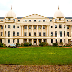 Image showing exterior old architecture in england london europe wall and hist