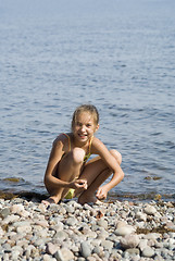 Image showing Girl on the beach II