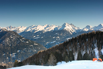 Image showing Dolomites range