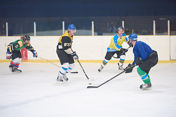 Image showing ice hockey sport players