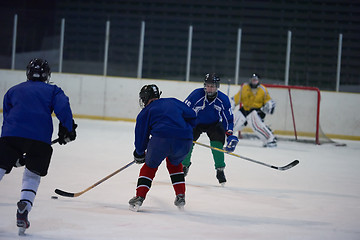 Image showing ice hockey sport players