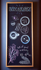 Image showing chalkboard drawings