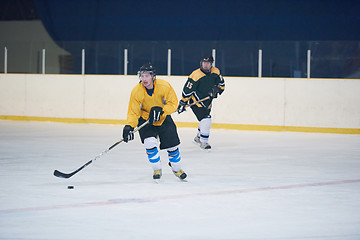 Image showing ice hockey sport players