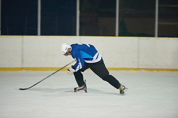 Image showing ice hockey player in action