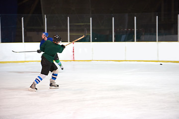 Image showing ice hockey player in action