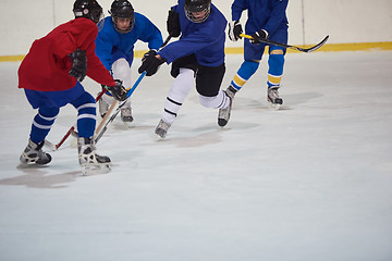 Image showing ice hockey sport players