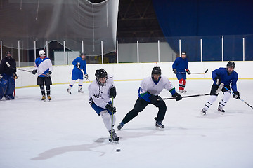 Image showing ice hockey sport players