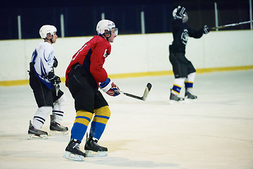 Image showing ice hockey sport players