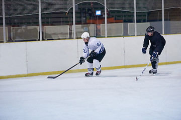 Image showing ice hockey sport players