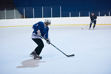 Image showing ice hockey player in action