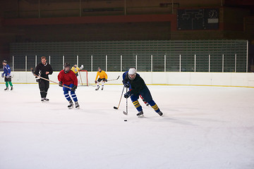 Image showing ice hockey sport players