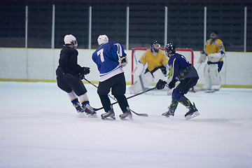 Image showing ice hockey sport players