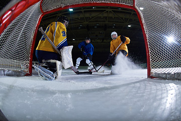 Image showing ice hockey goalkeeper