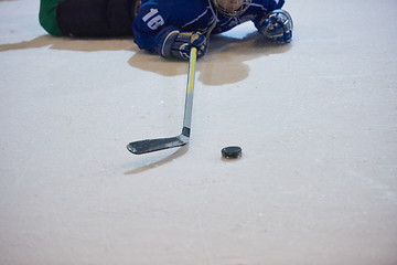 Image showing ice hockey player in action