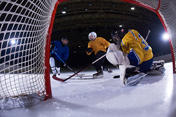 Image showing ice hockey goalkeeper