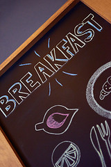 Image showing chalkboard drawings