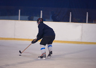 Image showing ice hockey player in action