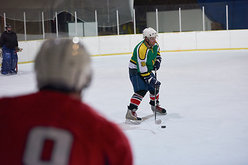 Image showing ice hockey player in action