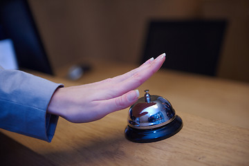 Image showing hotel reception bell