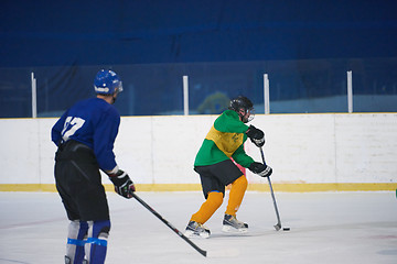 Image showing ice hockey sport players