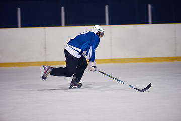 Image showing ice hockey player in action