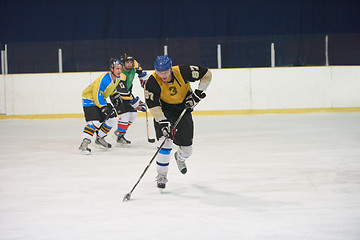 Image showing ice hockey sport players