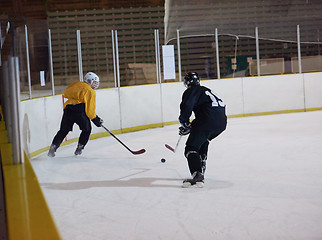 Image showing ice hockey sport players