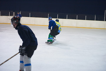 Image showing ice hockey sport players