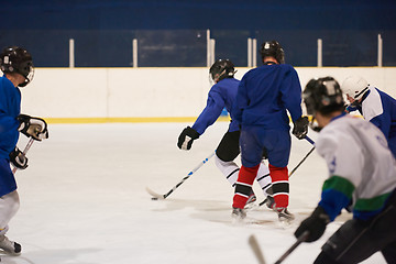 Image showing ice hockey sport players