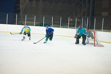 Image showing ice hockey sport players