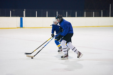 Image showing ice hockey sport players