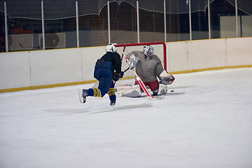 Image showing ice hockey sport players