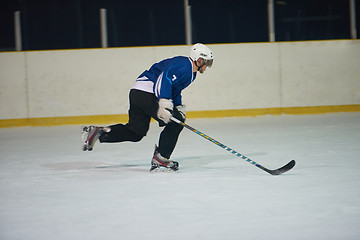 Image showing ice hockey player in action