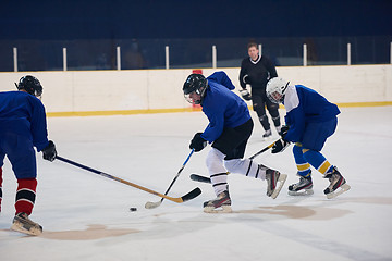 Image showing ice hockey sport players