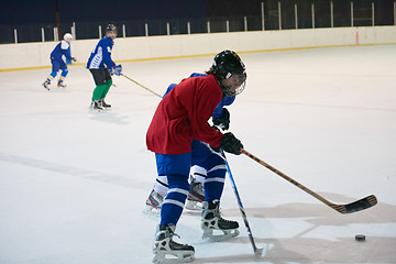 Image showing ice hockey sport players