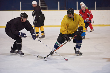 Image showing ice hockey sport players