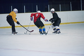 Image showing ice hockey sport players