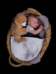 Image showing Newborn sleeping