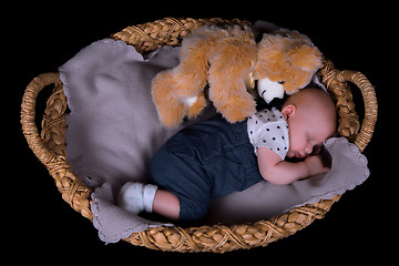 Image showing Newborn sleeping