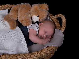 Image showing Newborn sleeping