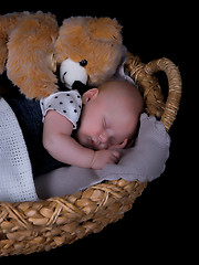 Image showing Newborn sleeping