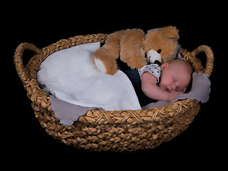 Image showing Newborn sleeping