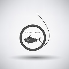 Image showing Fishing Line Icon 