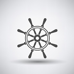 Image showing Steering Wheel Icon 