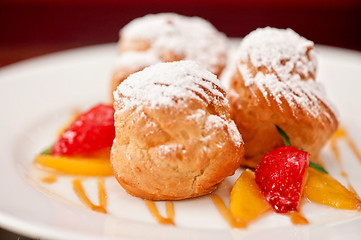 Image showing profiteroles